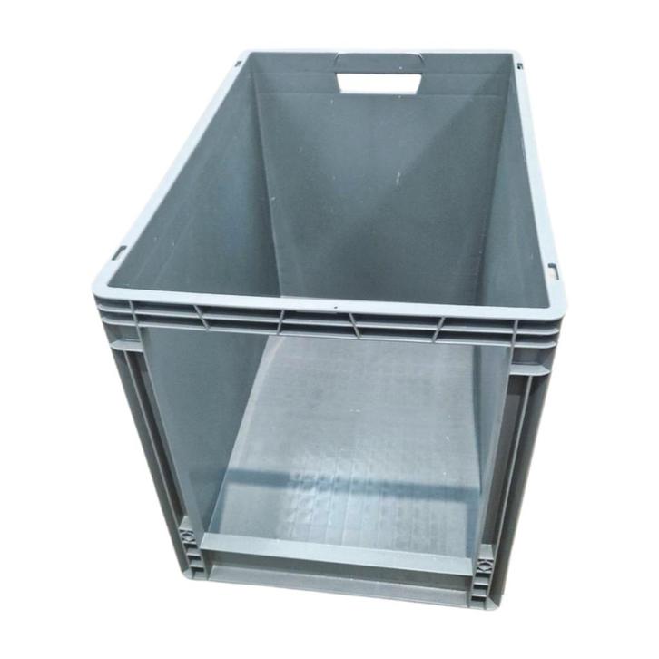 Magazijnbak euronorm 600x400x440mm met grijpopening,, Zakelijke goederen, Kantoor en Winkelinrichting | Magazijn, Stelling en Opslag