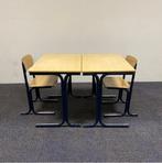 complete school set Galvanitas 12 stuks tafels + stoelen, Huis en Inrichting, Stoelen, Ophalen of Verzenden, Gebruikt, Hout, Vijf, Zes of meer stoelen