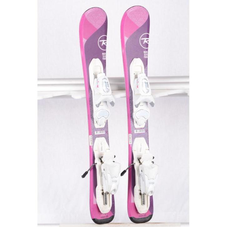 70 80 kinder skis ROSSIGNOL TEMPTATION PRO + Look KIDX 4.5, Sport en Fitness, Skiën en Langlaufen, Skiën, Minder dan 100 cm, Carve