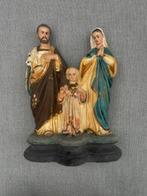 Beeld - Heilige Familie - 27 cm - Antiek - Gips - 1920-1930, Antiek en Kunst