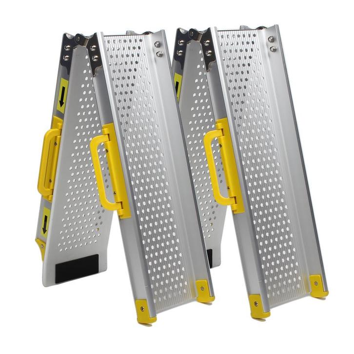 Datona Aluminium oprijplaat inklapbaar - 150 cm (2 stuks) -, Doe-het-zelf en Verbouw, Overige Doe-het-zelf en Verbouw, Nieuw, Ophalen of Verzenden