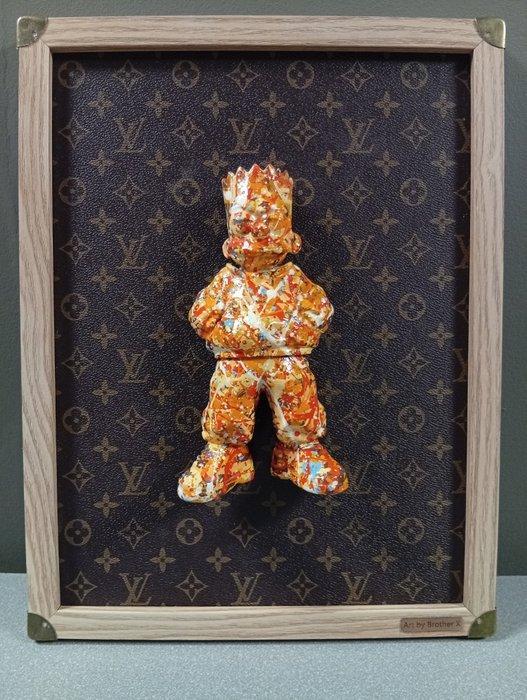 Brother X - Framed urban Bart Simpson by Louis Vuitton, Antiek en Kunst, Kunst | Designobjecten