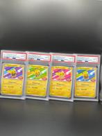 Pokémon - 4 Graded card Pikachu T-Shirt Batik Lot Promo card, Nieuw