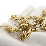 18 Krt. Gouden Figaro ketting | 70,5 cm (schakel ketting), Sieraden, Tassen en Uiterlijk, Kettingen, Ophalen of Verzenden, Gebruikt