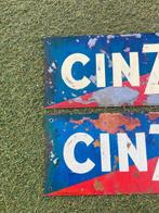 Cinzano / H.Philippault Montreuil - Plaque (2) - Metaal