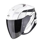 Scorpion EXO-Z1 Vue Zwart Wit Zilver Jethelm, Motoren, Verzenden, Jethelm, XXL, Nieuw met kaartje