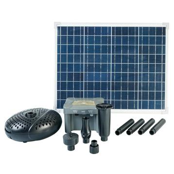 SolarMax 2500 Accu incl. solarpaneel, fonteinpomp en oplaada