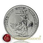 1 Oz Britannia zilveren munt 999 puur zilver 31,1 gram Ounce, Postzegels en Munten, Edelmetalen en Baren, Ophalen
