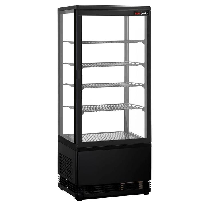 GGM Gastro | Tafelmodel panoramische vitrine - 98 liter - |, Huis en Inrichting, Keuken | Potten en Pannen, Verzenden