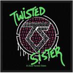 Twisted Sister Spray Logo - Patch officiële merchandise, Ophalen of Verzenden, Nieuw, Kleding