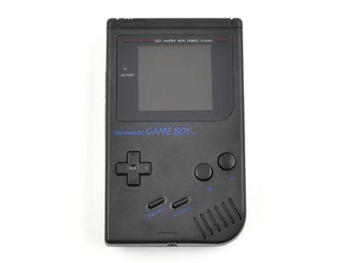 Gameboy Classic IPS Black Edition, Spelcomputers en Games, Spelcomputers | Nintendo Game Boy, Zo goed als nieuw, Ophalen of Verzenden