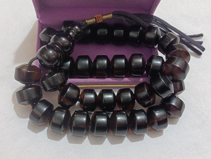 Rozenkrans - Amber - 1970-1980 - Zeldzame gebedskralen, Verzamelen, Dierenverzamelingen