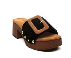 -19% Lazamani  Lazamani La31228  maat 41, Slippers, Verzenden, Zwart, Nieuw