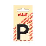 Deco letter p helvetica zwart 40 mm - Pickup, Nieuw, Verzenden