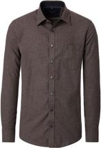Casa Moda Overhemd Structure Bruin maat 5XL Heren, Kleding | Heren, Overhemden, Verzenden, Nieuw, Bruin, Casa Moda