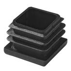 ProPlus Vierkante insteekdop - 25 x 25 mm - zwart - PE ku..., Ophalen of Verzenden, Nieuw