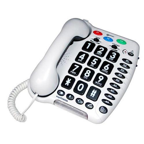 Geemarc AmpliPower 50 Vaste Huistelefoon met Grote Knoppen v, Telecommunicatie, Vaste telefoons | Handsets en Draadloos, Zo goed als nieuw