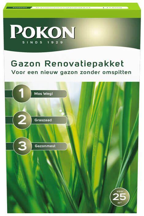 Pokon Gazon Renovatiepakket 3-in-1 25m2, Tuin en Terras, Overige Tuin en Terras, Ophalen of Verzenden