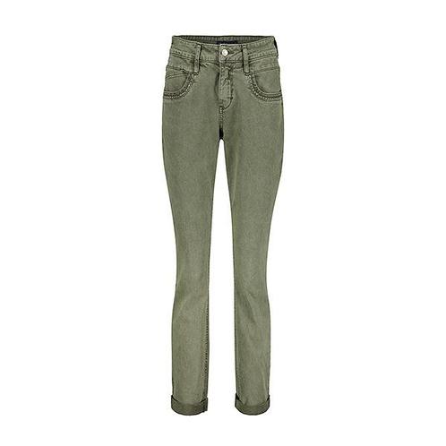 -30% Red Button  Red Button Broek srb4296a sissy dark khaki, Kleding | Dames, Broeken en Pantalons, Groen, Nieuw, Verzenden
