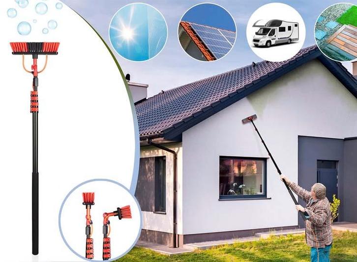 Umuzi Cleaning Telescopische Waterborstel - 4,6 meter, Huis en Inrichting, Schoonmaakartikelen, Verzenden