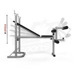 Complete thuis fitness set - Halterbank met 60 kg gewicht..., Ophalen of Verzenden, Nieuw