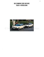 1992 BMW 5 SERIE TAXI BROCHURE DUITS, Nieuw, BMW, Author