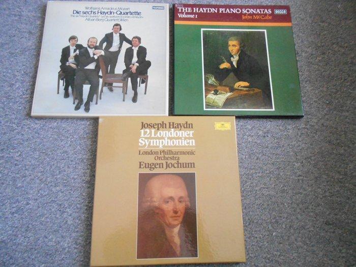 Joseph Haydn - 3 x box sets - 12 x records in total -, Cd's en Dvd's, Vinyl Singles