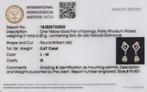 Hangoorbellen - 14 karaat Geel goud - 0.47ct. tw. Diamant