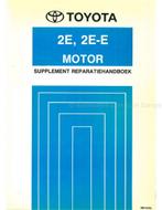 1989 TOYOTA COROLLA 2E | 2E-E MOTOR (SUPPLEMENT), Auto diversen, Handleidingen en Instructieboekjes