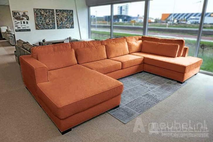 U-Bank Arnhem - u-banken - Cognac, Huis en Inrichting, Banken | Sofa's en Chaises Longues, Nieuw, Stof