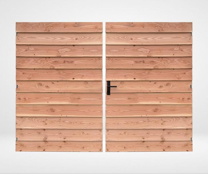 Dubbele Tuinpoort Zweeds rabat Douglas, Tuin en Terras, Tuinpoorten, Ophalen of Verzenden