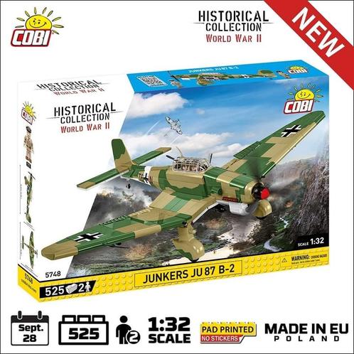 COBI 5748 Junkers JU 87 B2 Stuka (Leger bouwsets), Kinderen en Baby's, Speelgoed | Bouwstenen, Nieuw, Verzenden
