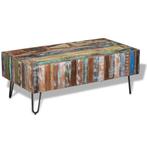 vidaXL Salontafel 100x50x38 cm massief gerecycled hout, Verzenden, Nieuw, Minder dan 50 cm, Overige houtsoorten