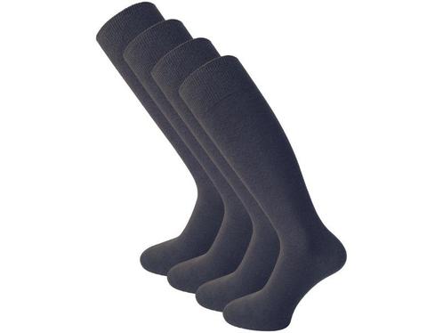 4 paar Kniekousen - SQOTTON - Naadloos - Antraciet, Kleding | Heren, Sokken en Kousen, Verzenden