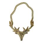 flessenketting hert champagne goud, Verzenden, Nieuw