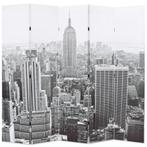 vidaXL Kamerscherm New York bij daglicht 200x170 cm zwart en, Verzenden, Nieuw