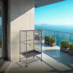 Vogelkooi 131cm hoog - antraciet, Verzenden, Nieuw