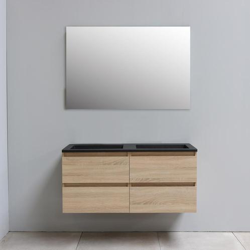 Badkamermeubel BWS Pepper Acryl Wastafel Mat Zwart Incl, Doe-het-zelf en Verbouw, Sanitair, Bad, Nieuw, Ophalen of Verzenden