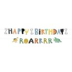 Dino Letterslinger Happy Birthday Roar 2st, Verzenden, Nieuw