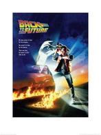 Kunstdruk Back to The Future One Sheet 60x80cm, Verzenden, Nieuw
