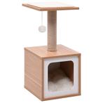 vidaXL Kattenkrabpaal met sisal krabmat 62 cm, Dieren en Toebehoren, Katten-accessoires, Verzenden, Nieuw