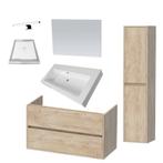Badkamermeubelset NEXXT 100cm Sahara, Ophalen of Verzenden, Nieuw, Bad