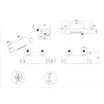 Wiesbaden Style Thermostatische Badmengkraan - Waterval -, Doe-het-zelf en Verbouw, Sanitair, Ophalen of Verzenden, Nieuw
