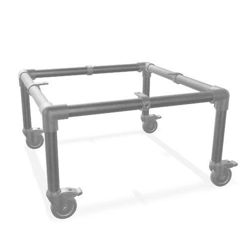 Bijzettafel Gerlos | Staal 33.7 mm | Wiel | DIY | Bezorgen e, Huis en Inrichting, Tafels | Salontafels, Ophalen of Verzenden