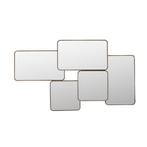 *WOONWINKEL* Dutchbone Cordelia Spiegel Walnoot, Huis en Inrichting, Woonaccessoires | Spiegels, Verzenden, Nieuw