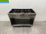 RVS Modular 6 pits Fornuis 110 cm Aardgas Horeca, Ophalen of Verzenden, Gebruikt