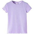vidaXL Kindershirt 116 lila, Verzenden, Nieuw