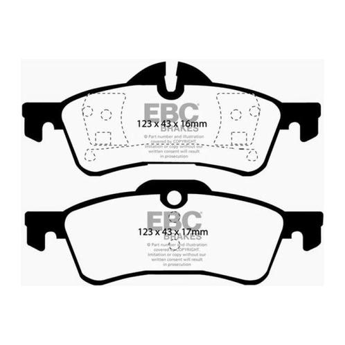 EBC 02-03 Mini Hardtop 1.6 Yellowstuff Rear Brake Pads -, Auto-onderdelen, Remmen en Aandrijving, Ophalen of Verzenden