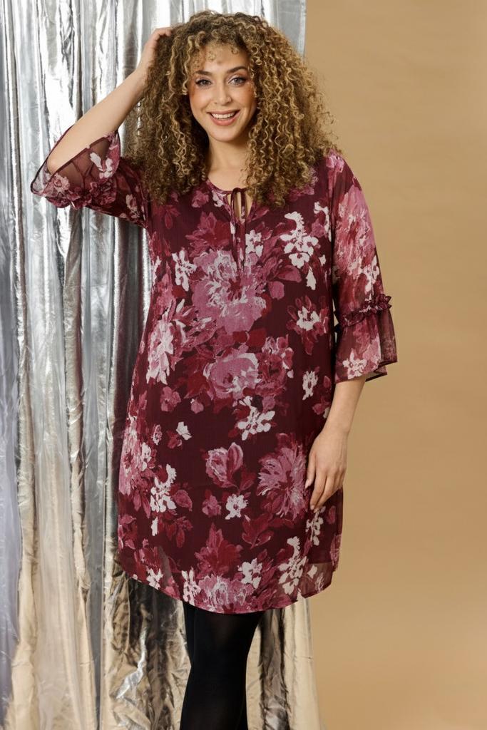 ZHENZI tuniek voile 3/4 mouw Maat:, Kleding | Dames, Blouses en Tunieken, Overige kleuren, Nieuw, Verzenden