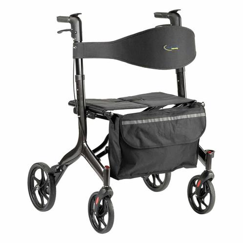 Rollator Light XL (9,6 kg) | MultiMotion | Antraciet | Tot 2, Diversen, Rollators, Ophalen of Verzenden